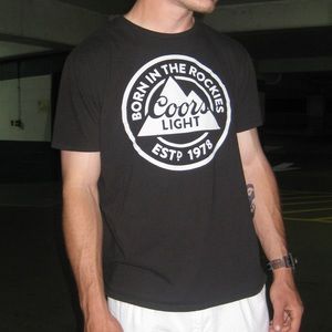 Black Coors Light Graphic Tee